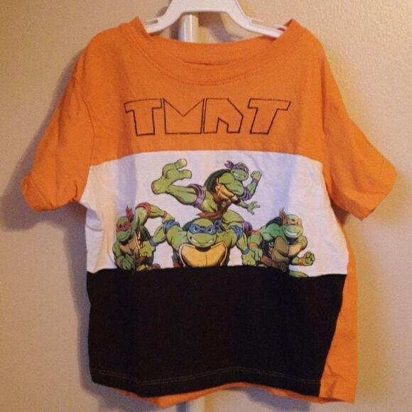 💫💫💫VINTAGE TEENAGE MUTANT NINJA TURTLES TEE 4T - Picture 1 of 3